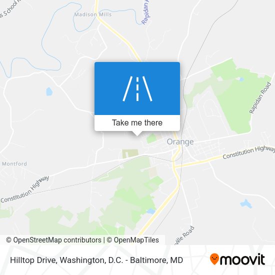 Hilltop Drive map