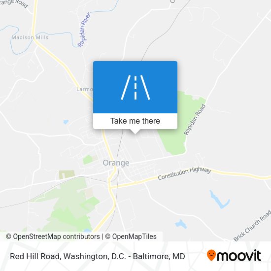 Red Hill Road map