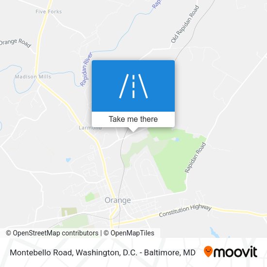 Mapa de Montebello Road
