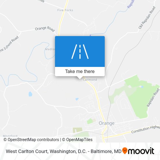 Mapa de West Carlton Court