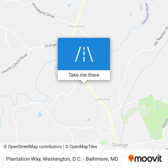 Plantation Way map