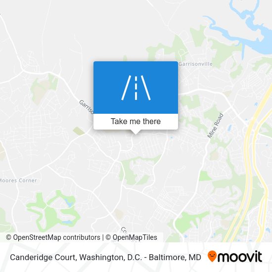Mapa de Canderidge Court
