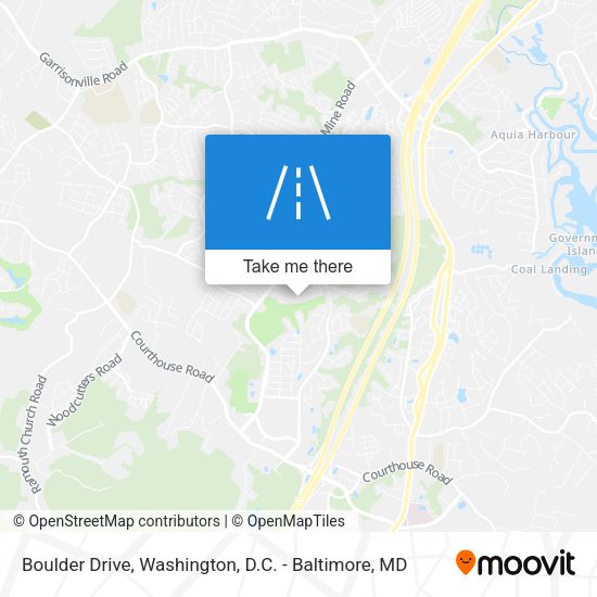 Boulder Drive map