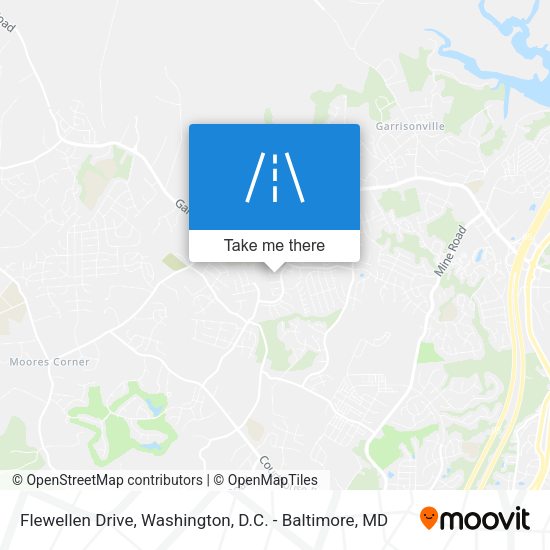 Flewellen Drive map