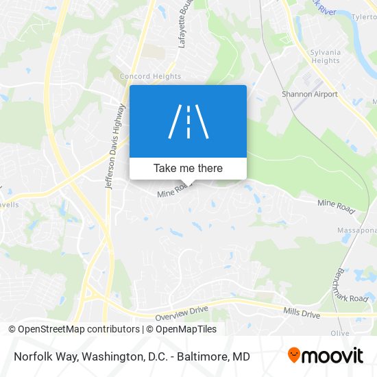 Mapa de Norfolk Way