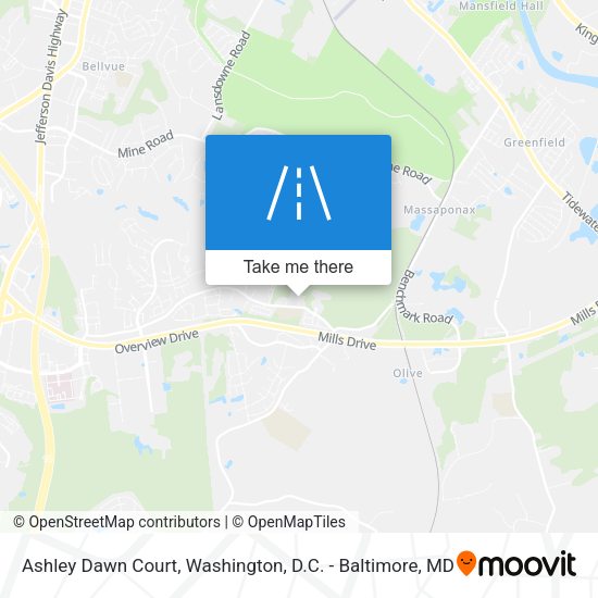 Ashley Dawn Court map