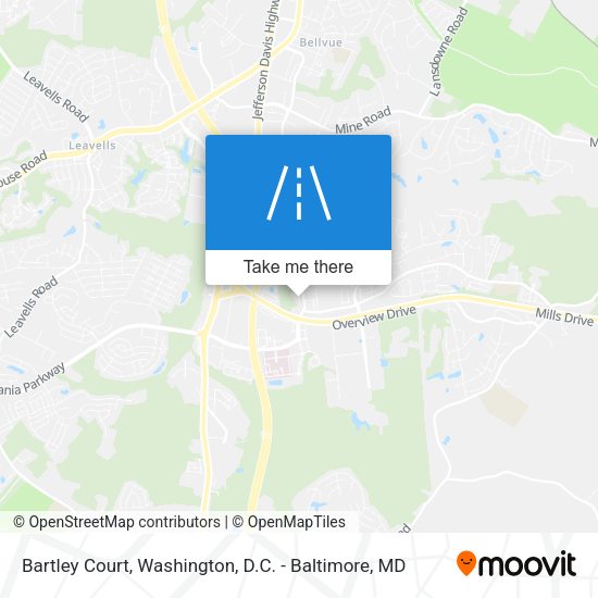 Bartley Court map