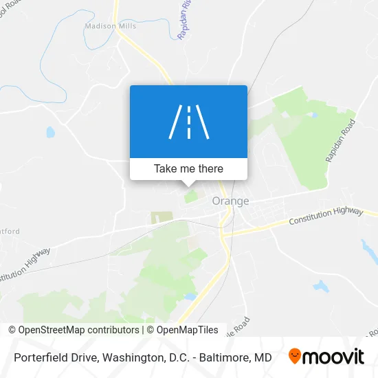 Porterfield Drive map