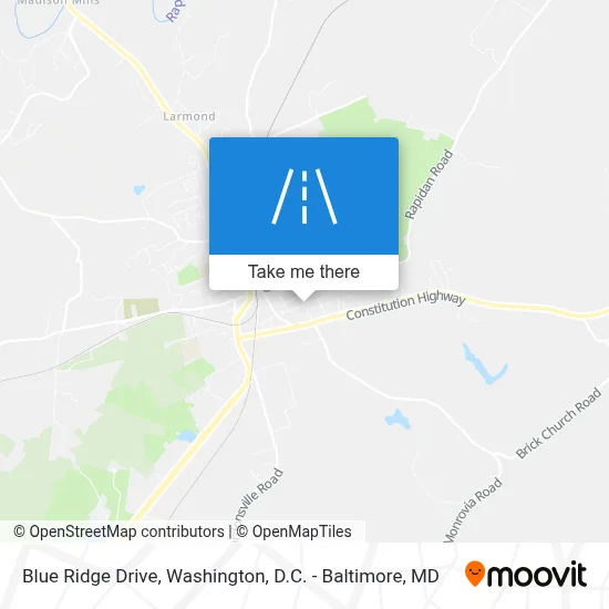 Blue Ridge Drive map