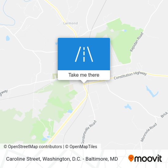 Caroline Street map