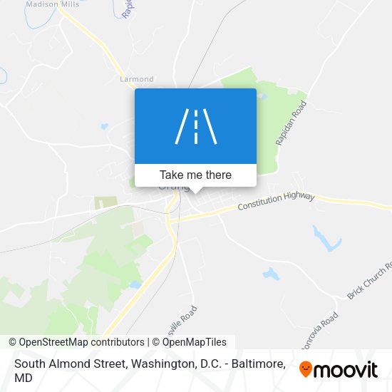Mapa de South Almond Street