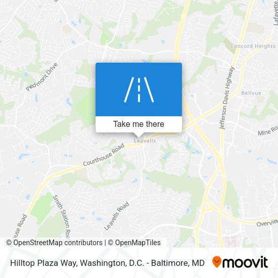 Hilltop Plaza Way map