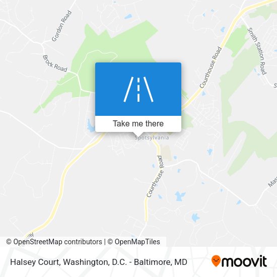 Mapa de Halsey Court