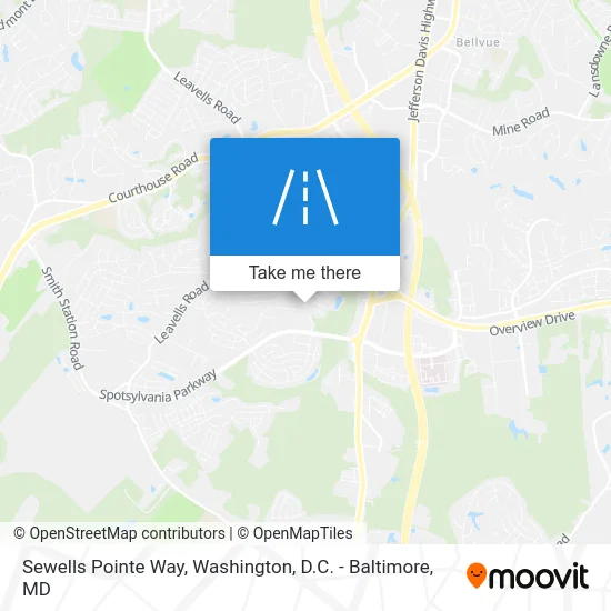 Sewells Pointe Way map