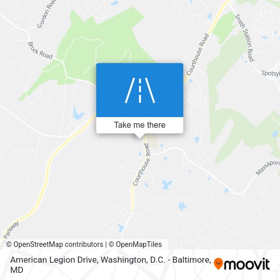 American Legion Drive map