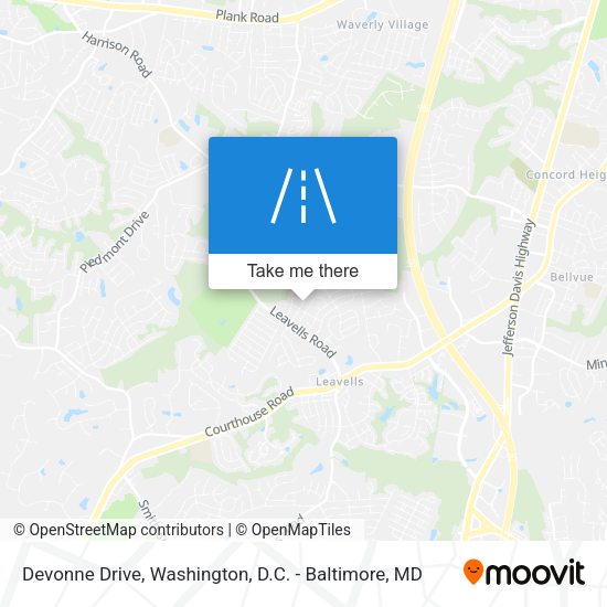Devonne Drive map