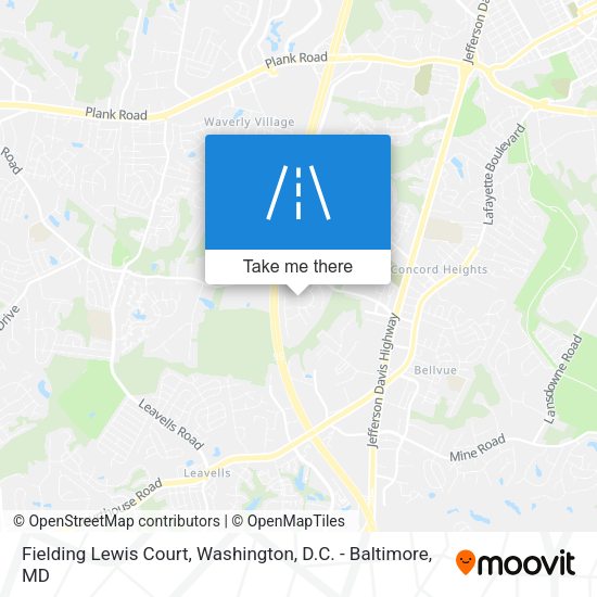 Fielding Lewis Court map