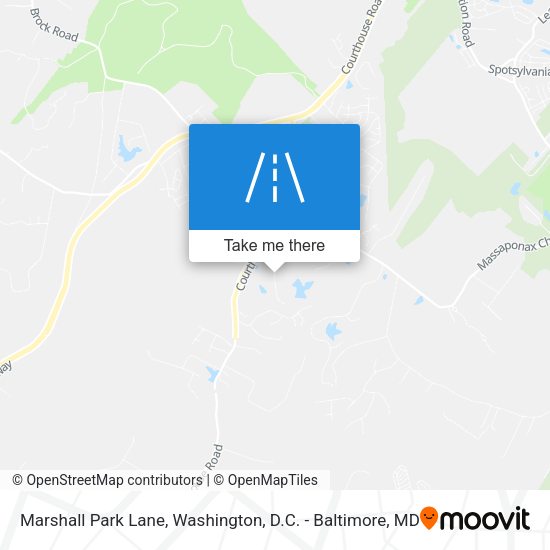 Marshall Park Lane map
