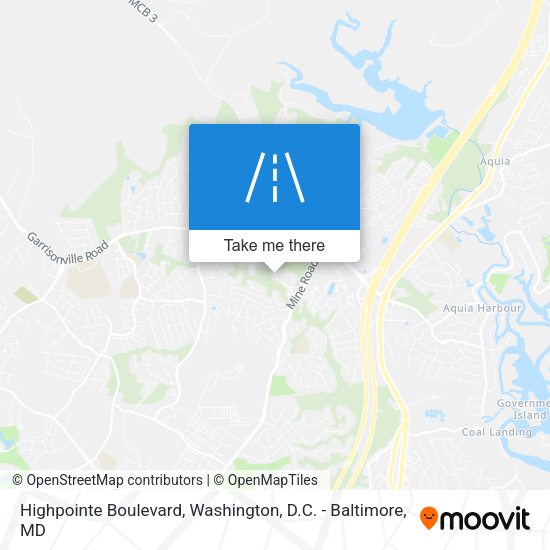 Highpointe Boulevard map