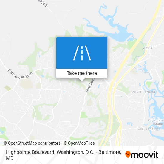 Highpointe Boulevard map