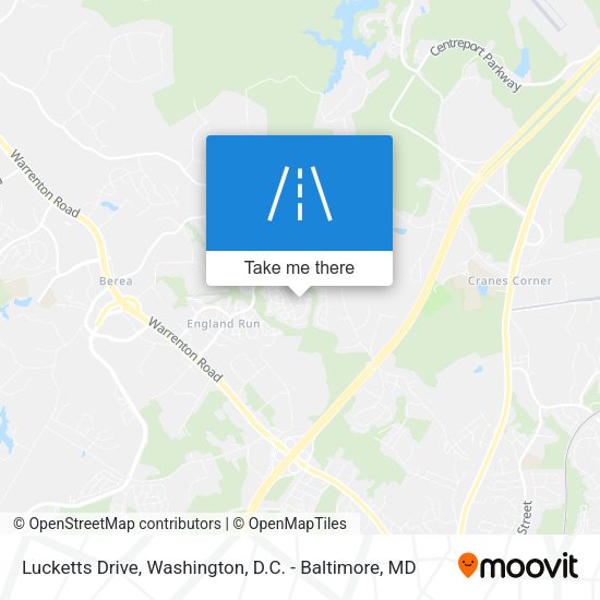 Mapa de Lucketts Drive