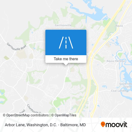 Mapa de Arbor Lane