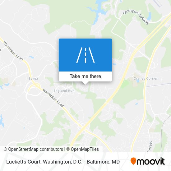 Lucketts Court map