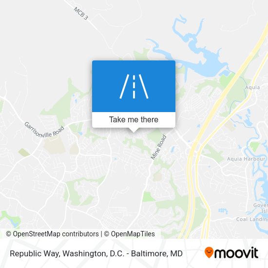 Republic Way map