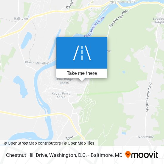 Mapa de Chestnut Hill Drive