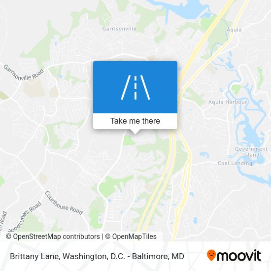 Brittany Lane map
