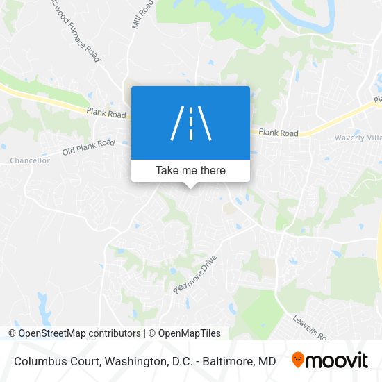 Mapa de Columbus Court