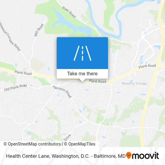 Health Center Lane map