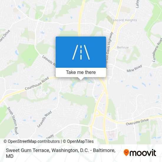 Sweet Gum Terrace map