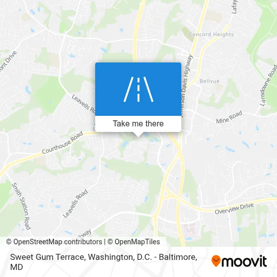 Sweet Gum Terrace map