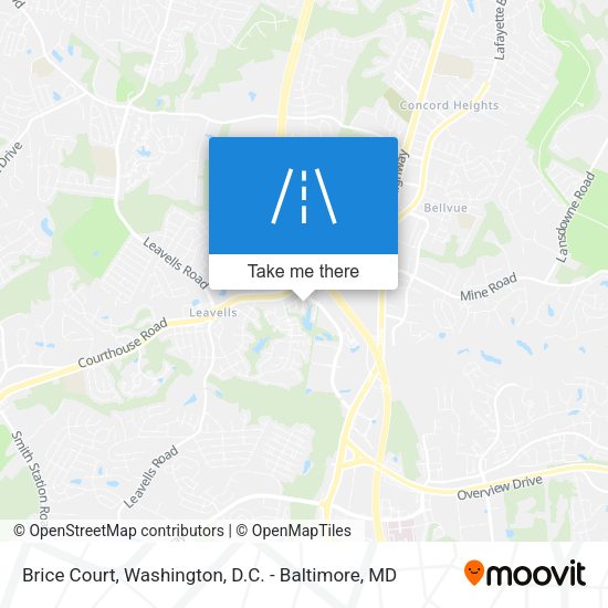 Brice Court map