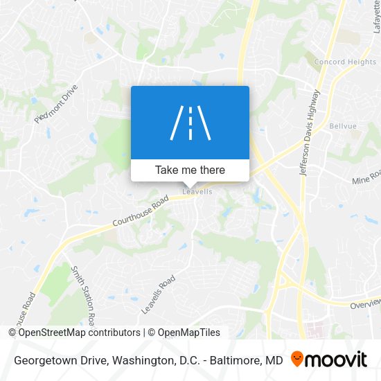 Georgetown Drive map