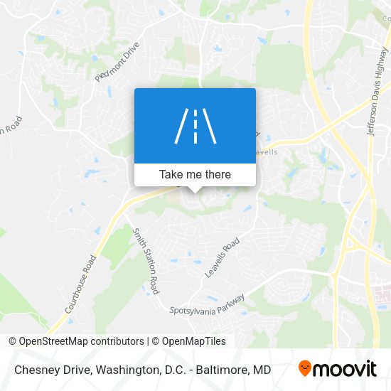 Mapa de Chesney Drive