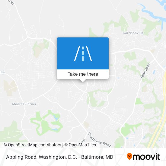 Appling Road map