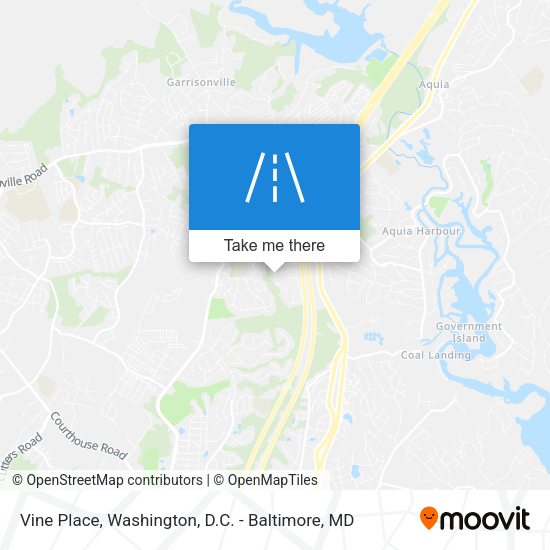 Vine Place map