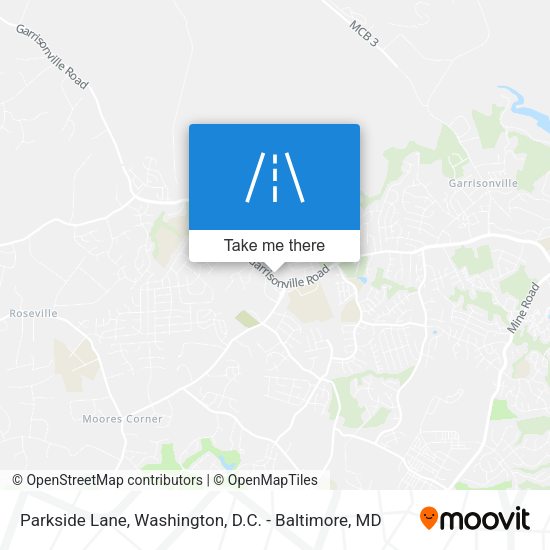 Parkside Lane map