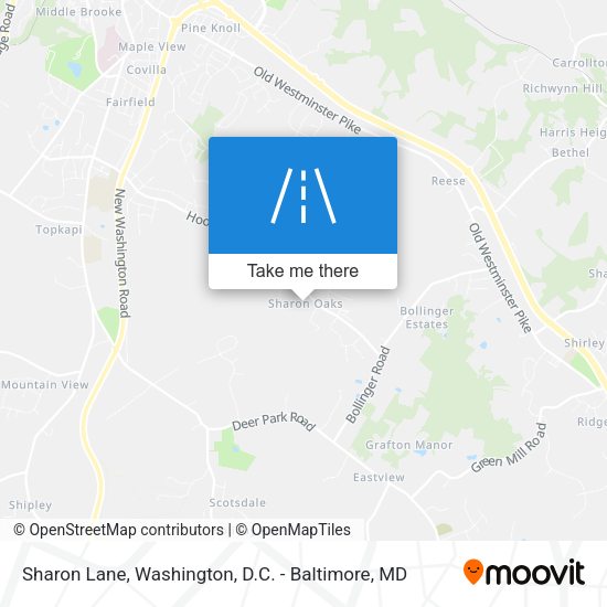 Sharon Lane map