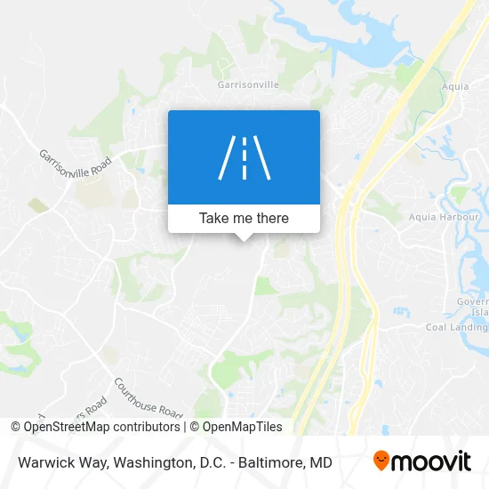 Warwick Way map