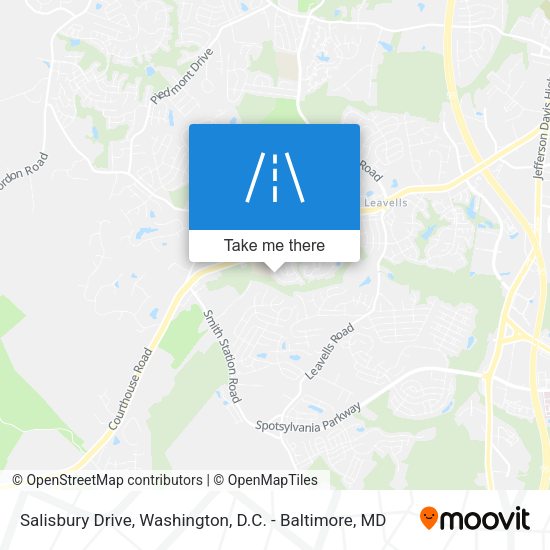 Mapa de Salisbury Drive