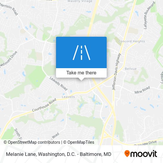 Melanie Lane map