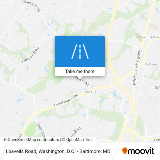 Mapa de Leavells Road