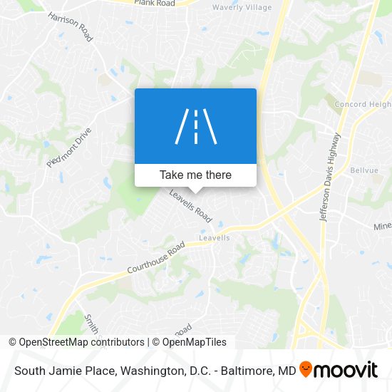 South Jamie Place map