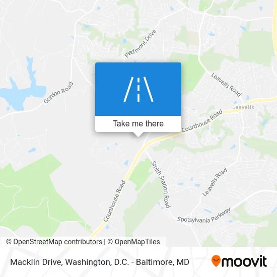 Macklin Drive map