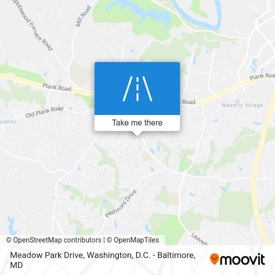 Mapa de Meadow Park Drive