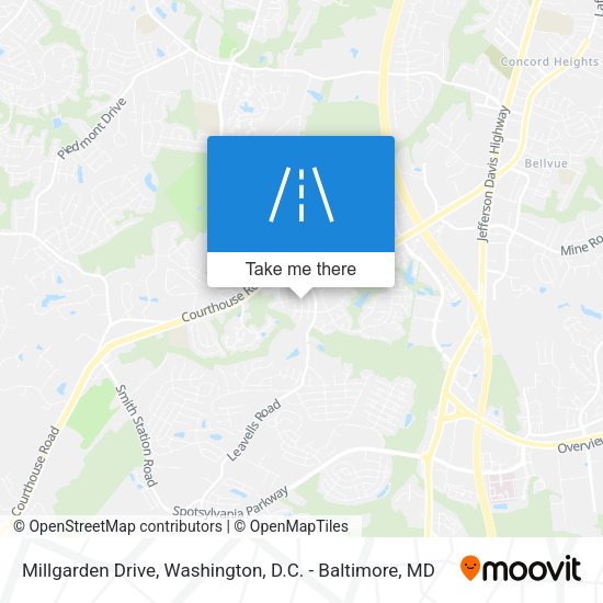 Millgarden Drive map