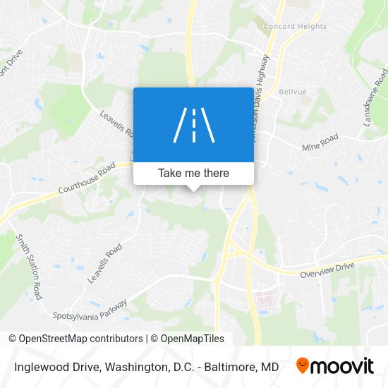 Mapa de Inglewood Drive